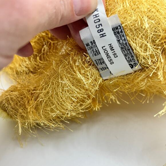 Ganz Webkinz Lioness Stuffed Animal - No Tag or Code - Eyelash Fur Plushie HM193 - Picture 6 of 9